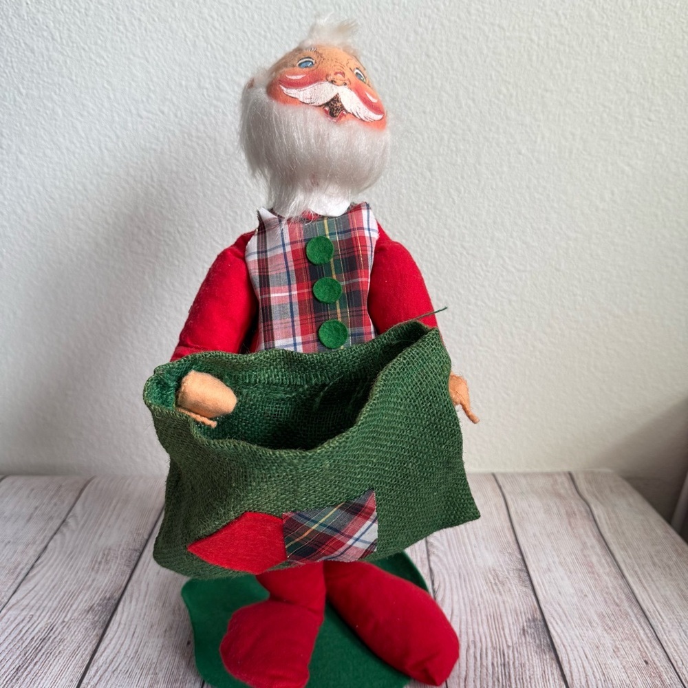 Annalee Vintage Large Christmas Santa Clause Mobilitec Doll